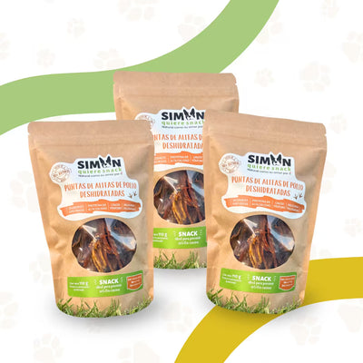 Snack para Mascota - Alita de Pollo Deshidratada